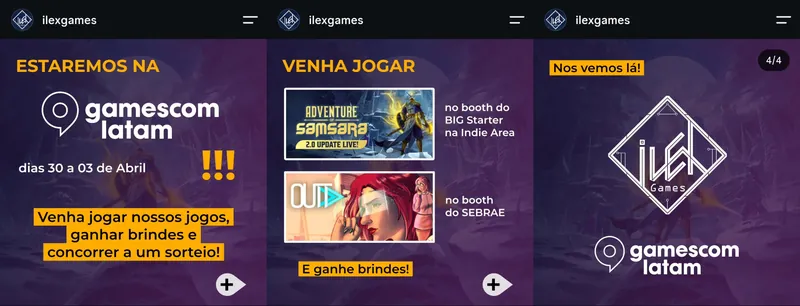 Instagram post announcing Gamescom Latam